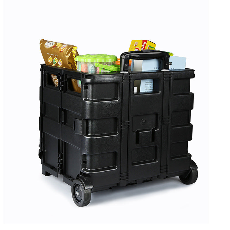 Car trunc organizer with wheels