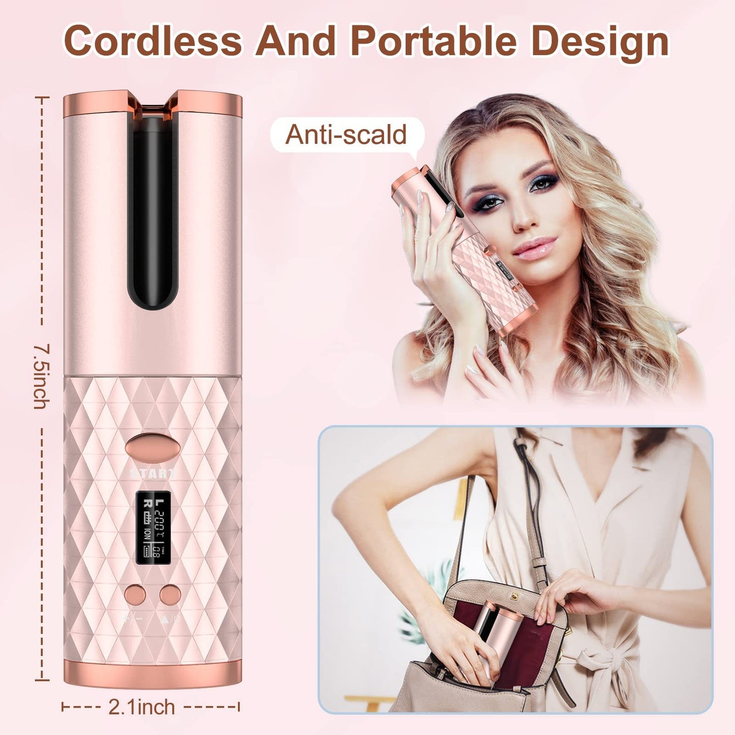 Automatic hair curler