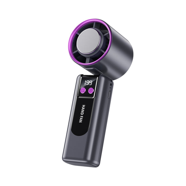 Portable mini fan.