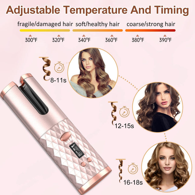 Automatic hair curler