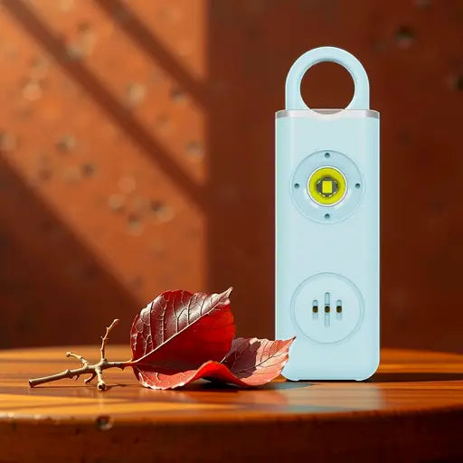 <h5><strong>The modern design of makes it easy to use in any situation. Simply pull the top ring to activate the alarm and reinsert the pin to deactivate it. </strong></h5>
