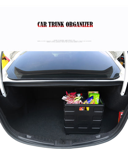 Car trunc organizer with wheels