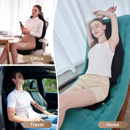 Full body massage seat with vibrations.